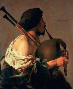 unknow artist The Bagpiper Spain oil painting artist
